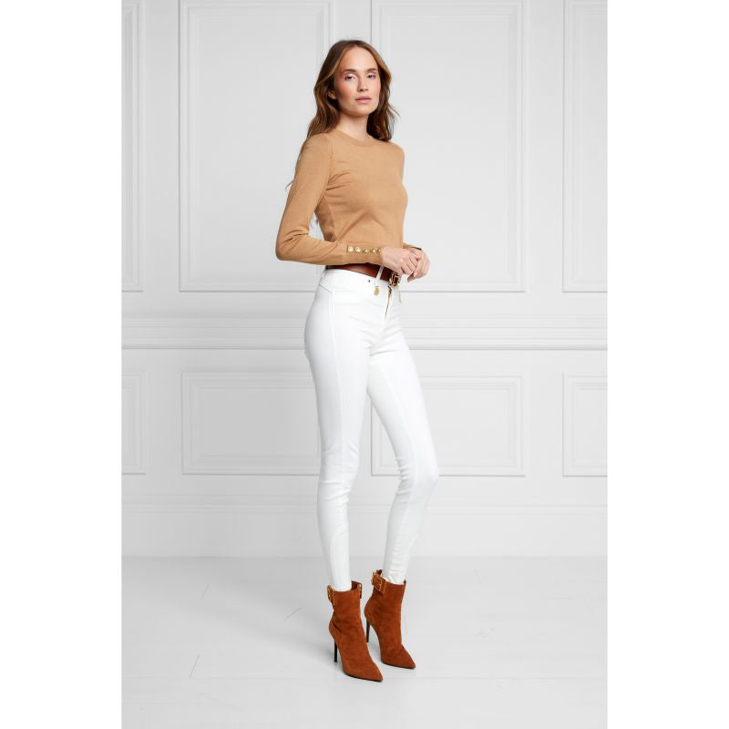 Holland Cooper Ladies Jodhpur Jeans  - White