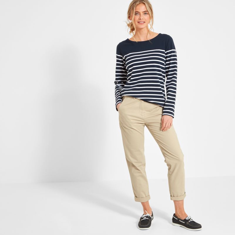 Schoffel Clare Ladies Chino Trousers - Oat