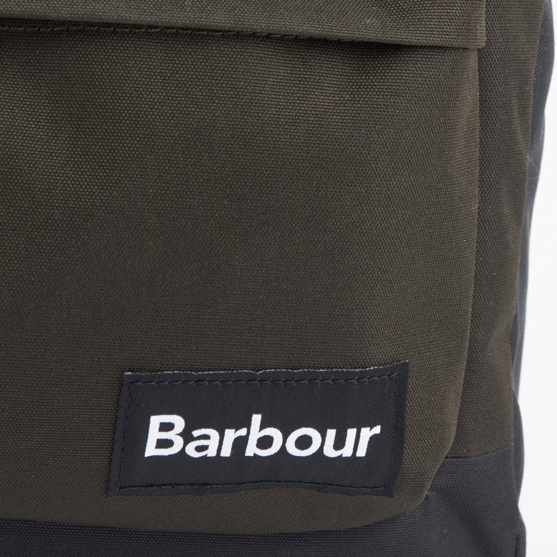 Barbour Highfield Canvas Backpack - Navy/Olive