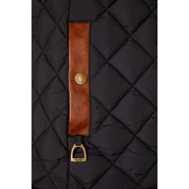 Holland Cooper Country Ladies Quilted Gilet - Chocolate