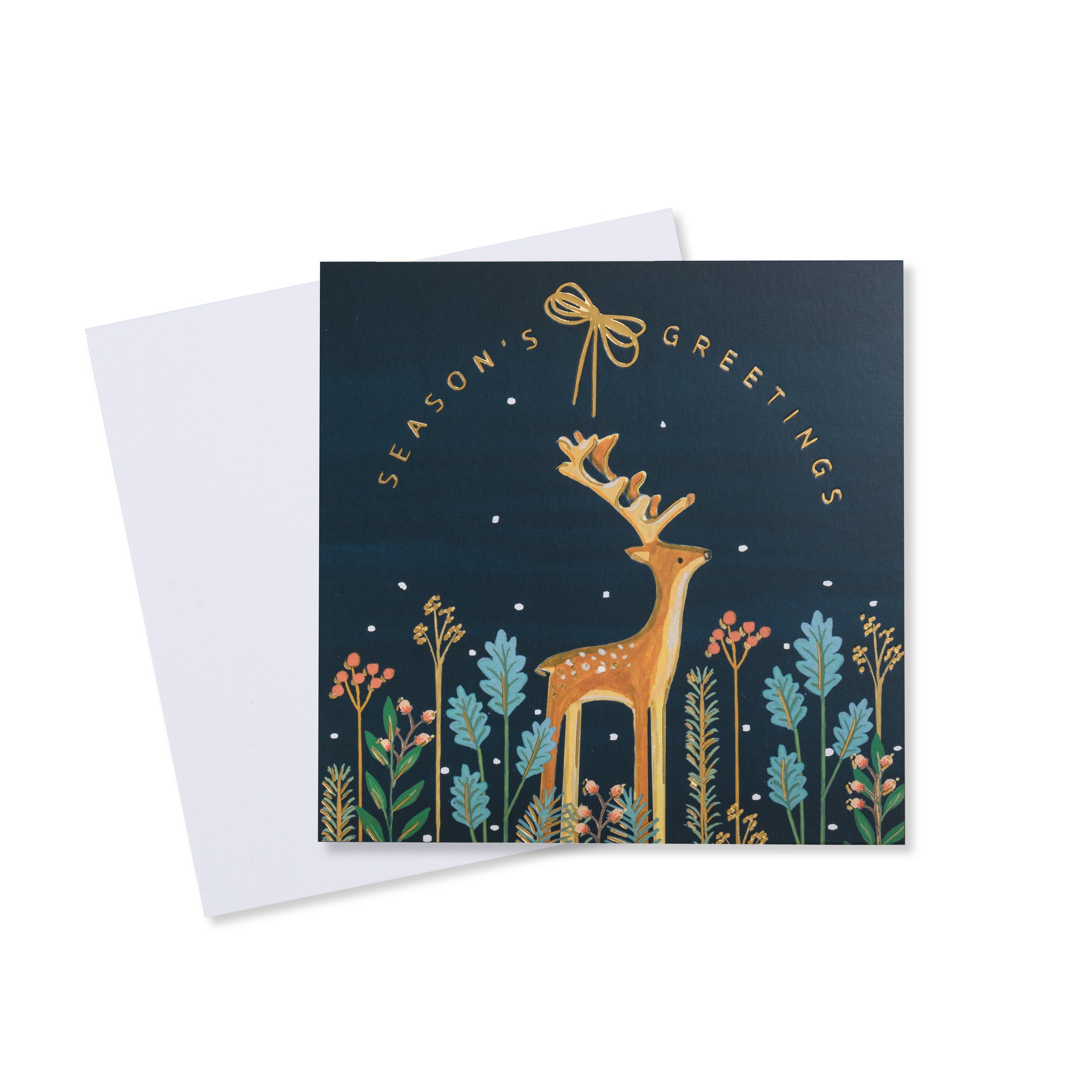 Christmas Wreath Charity Christmas Card - 10 Pack
