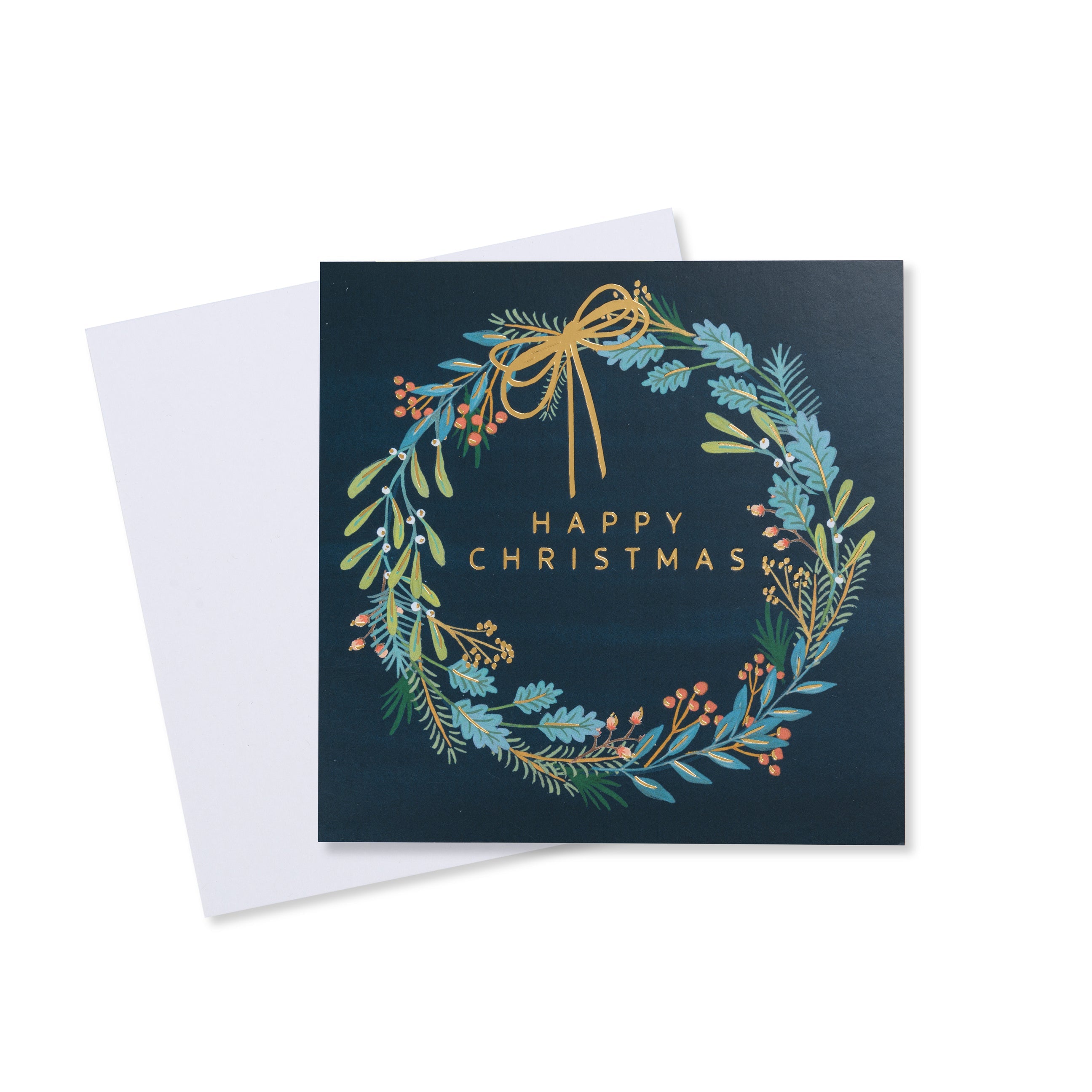 Christmas Wreath Charity Christmas Card - 10 Pack