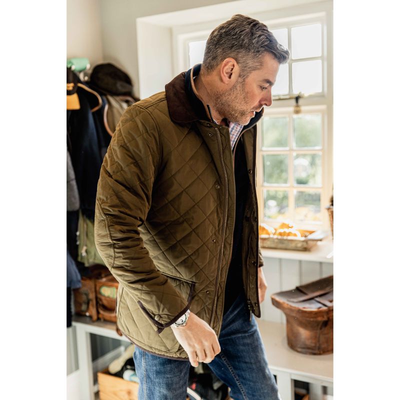 Schoffel Barrowden Mens Quilted Jacket - Olive
