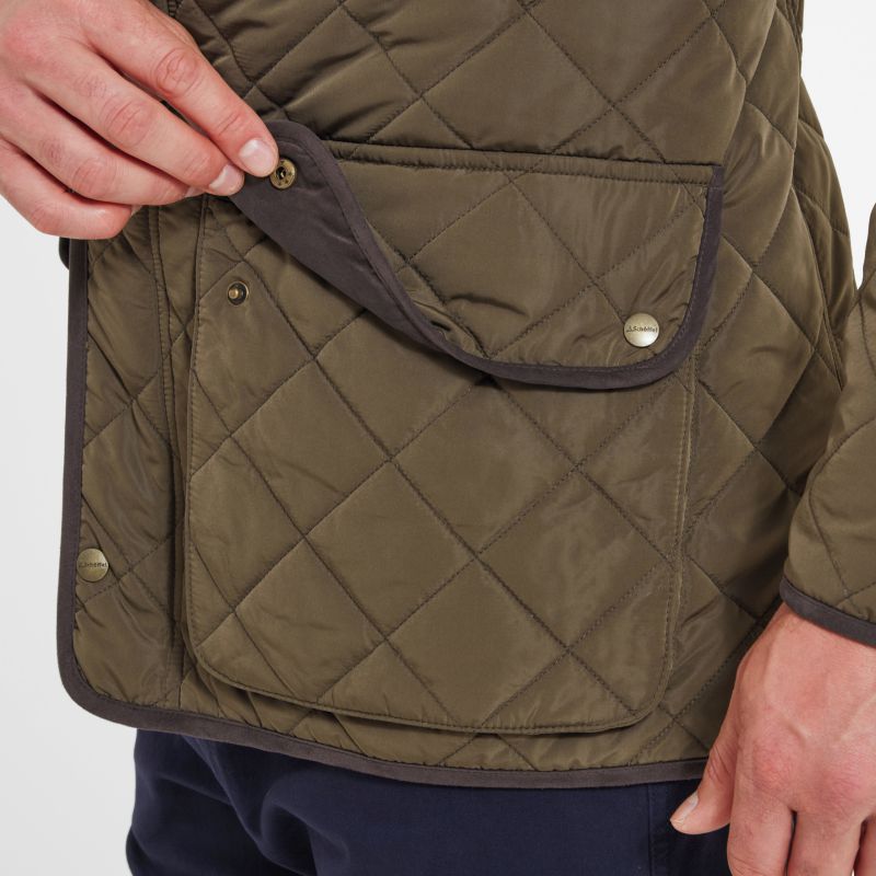 Schoffel Barrowden Mens Quilted Jacket - Olive