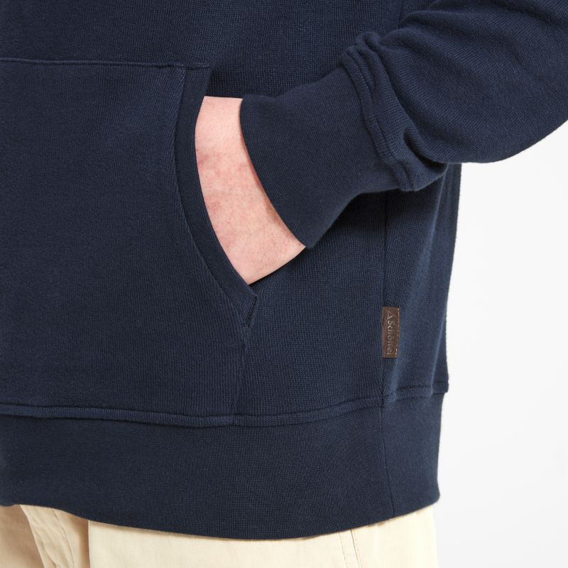 Schoffel Hartland Quay Mens Hooded Jumper - Navy