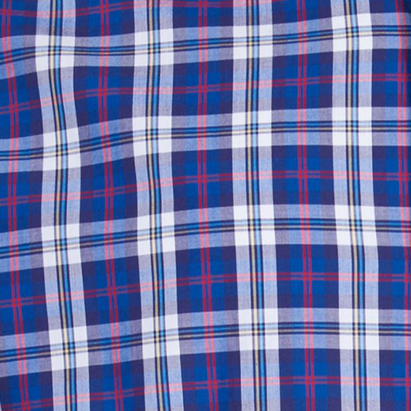 Barbour Highland Check 8 Mens Tailored Shirt - Blue