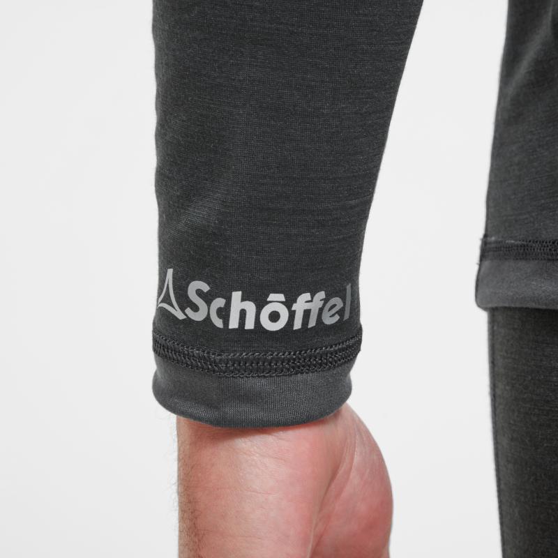 Schoffel Technical Crew Neck Mens Top - Charcoal