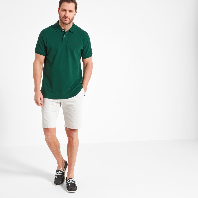 Schoffel St Ives Tailored Mens Polo Shirt - Pine Green
