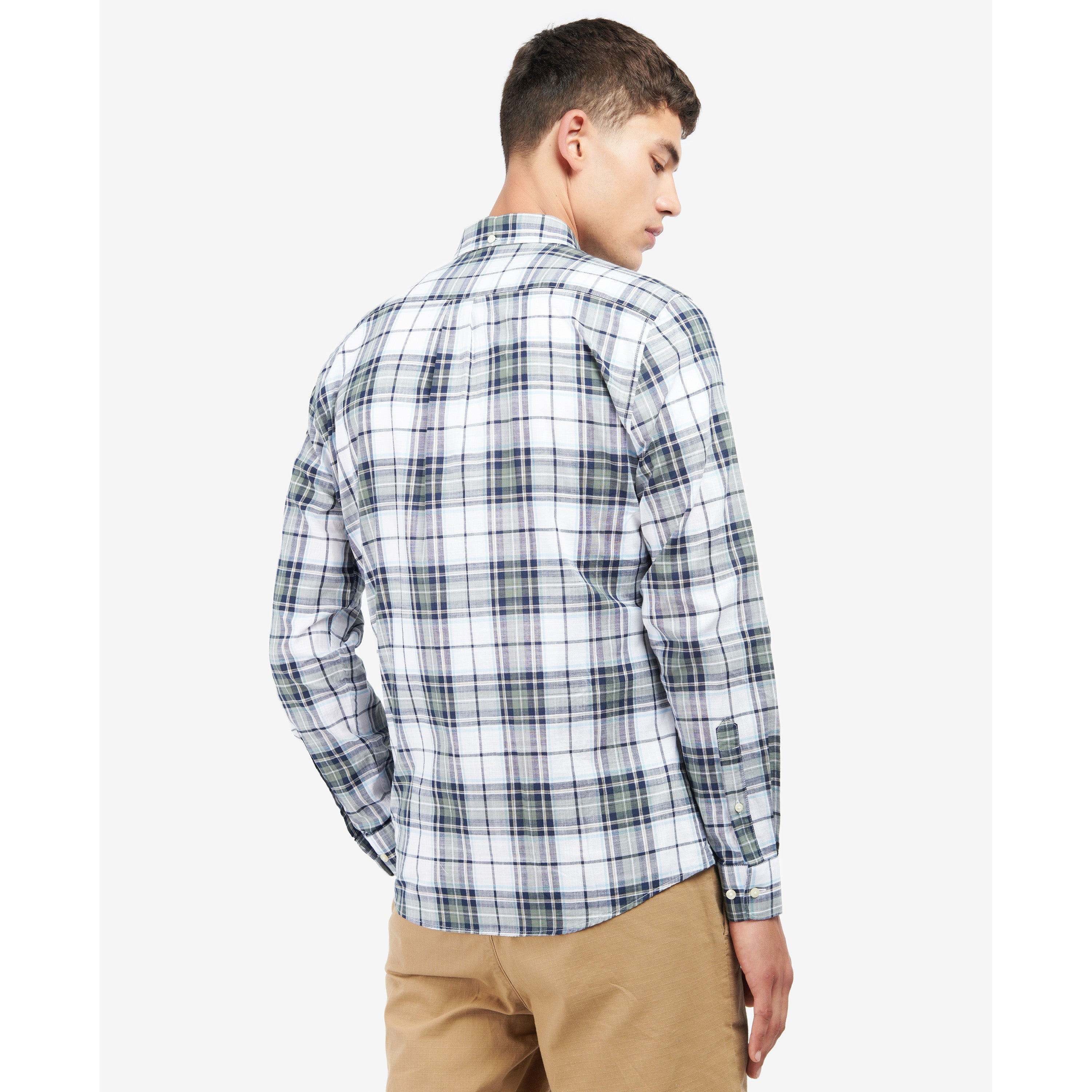 Barbour Blakelow Tailored Mens Shirt - Agave Green