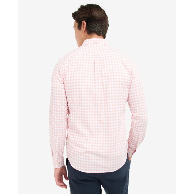Barbour Kane Tailored Mens Shirt - Pink
