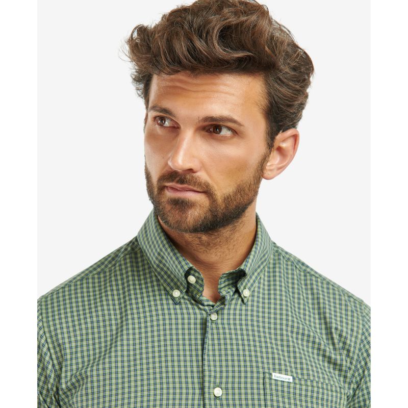Barbour Grove Performance Mens Shirt - Olive