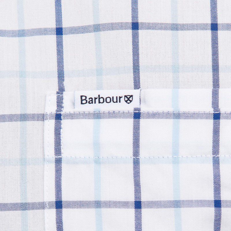 Barbour Bradwell Tailored Fit Mens Shirt - Blue