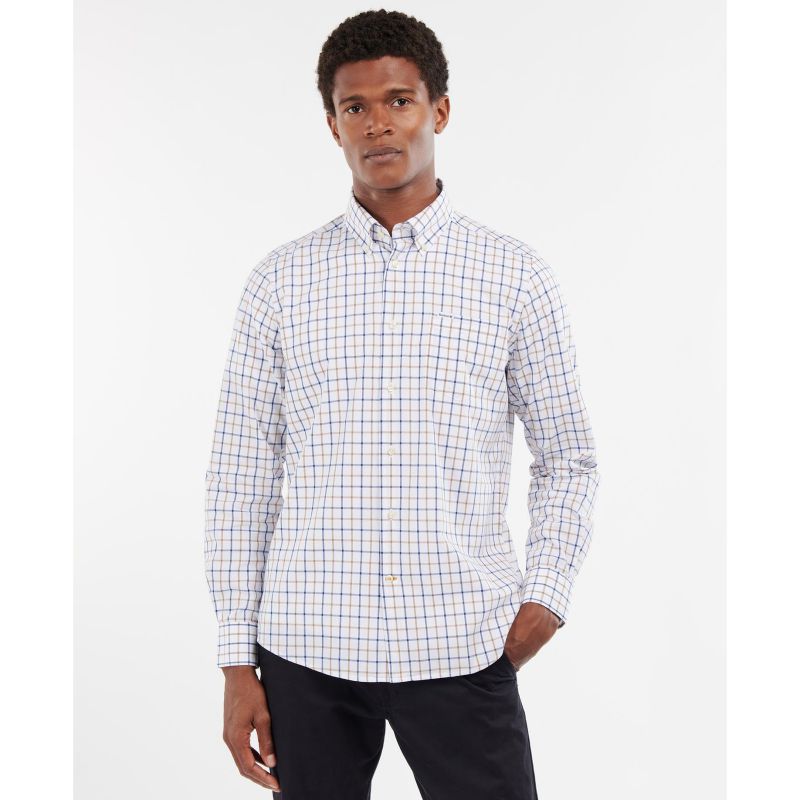 Barbour Bradwell Tailored Fit Mens Shirt - Sandstone