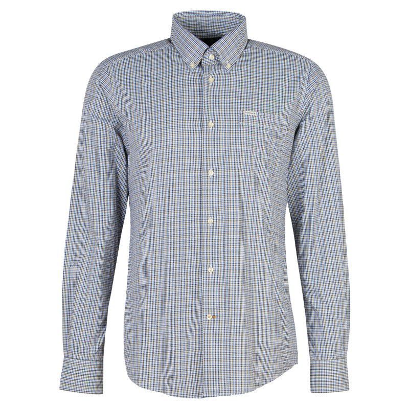 Barbour Stanhope Tailored Fit Performance Mens Shirt - Navy