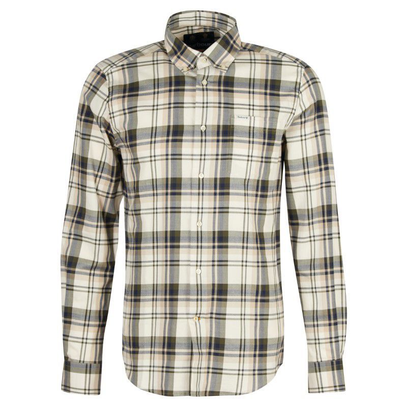 Barbour Falstone Tailored Fit Mens Shirt - Stone
