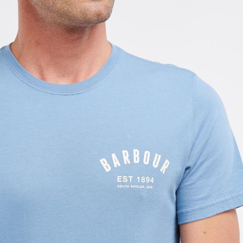 Barbour Preppy Mens T-Shirt - Force Blue