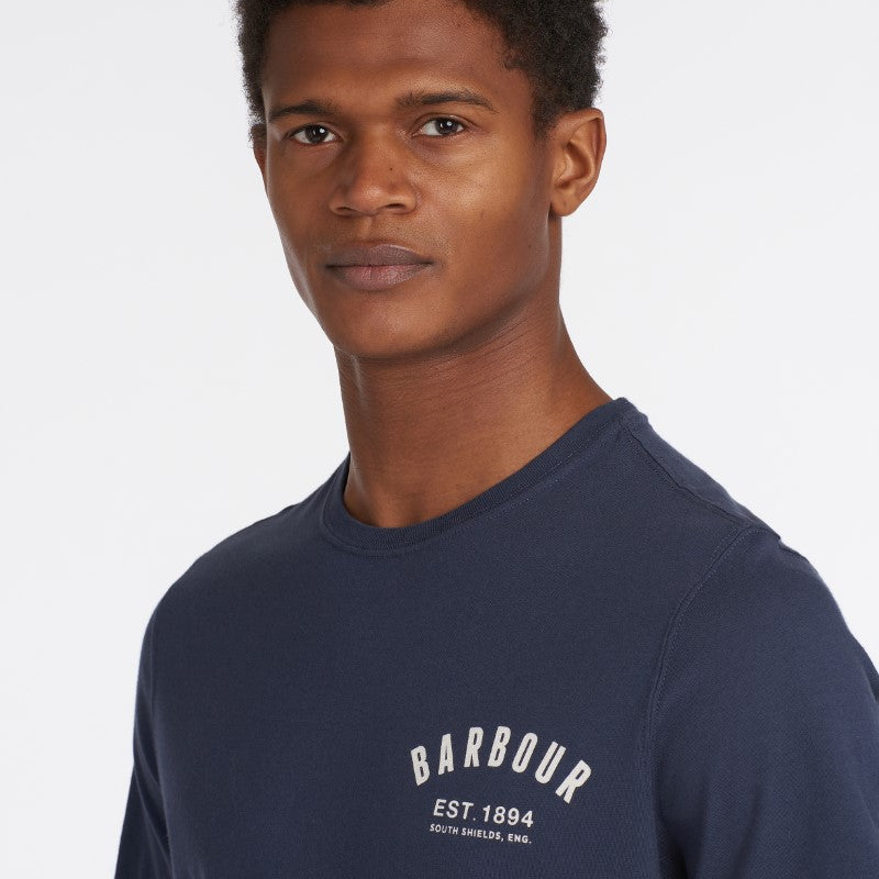 Barbour Preppy Mens T-Shirt - New Navy