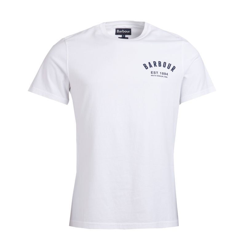 Barbour Preppy Mens T-Shirt - White