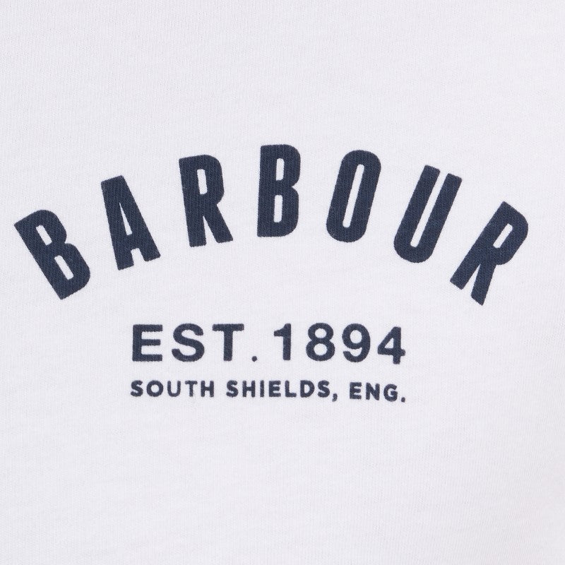 Barbour Preppy Mens T-Shirt - White