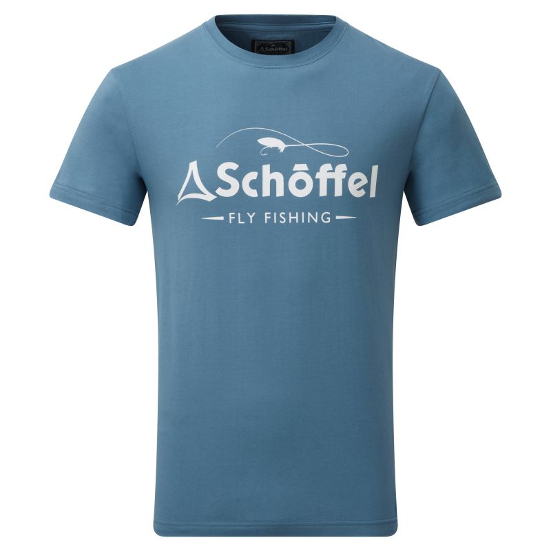 Schoffel Tyne Mens T-Shirt - River Blue