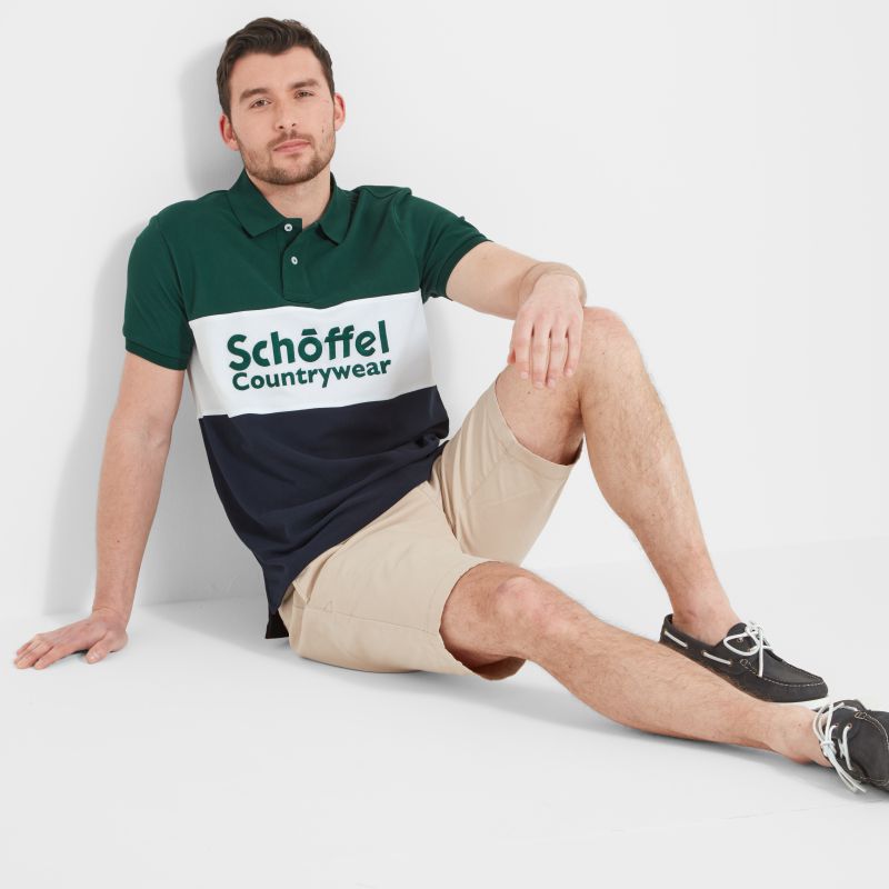 Schoffel Exeter Heritage Polo Shirt - Navy