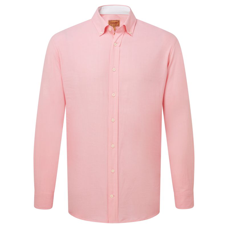 Schoffel Titchwell Tailored Fit Mens Shirt - Flamingo