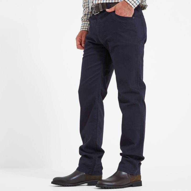 Schoffel Canterbury 5 Pocket Jeans - Navy