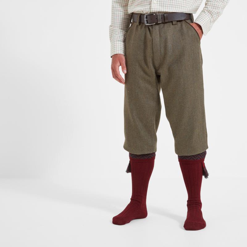 Schoffel Ptarmigan GORE-TEX Mens Tweed Plus 2's - Loden Green Herringbone Tweed