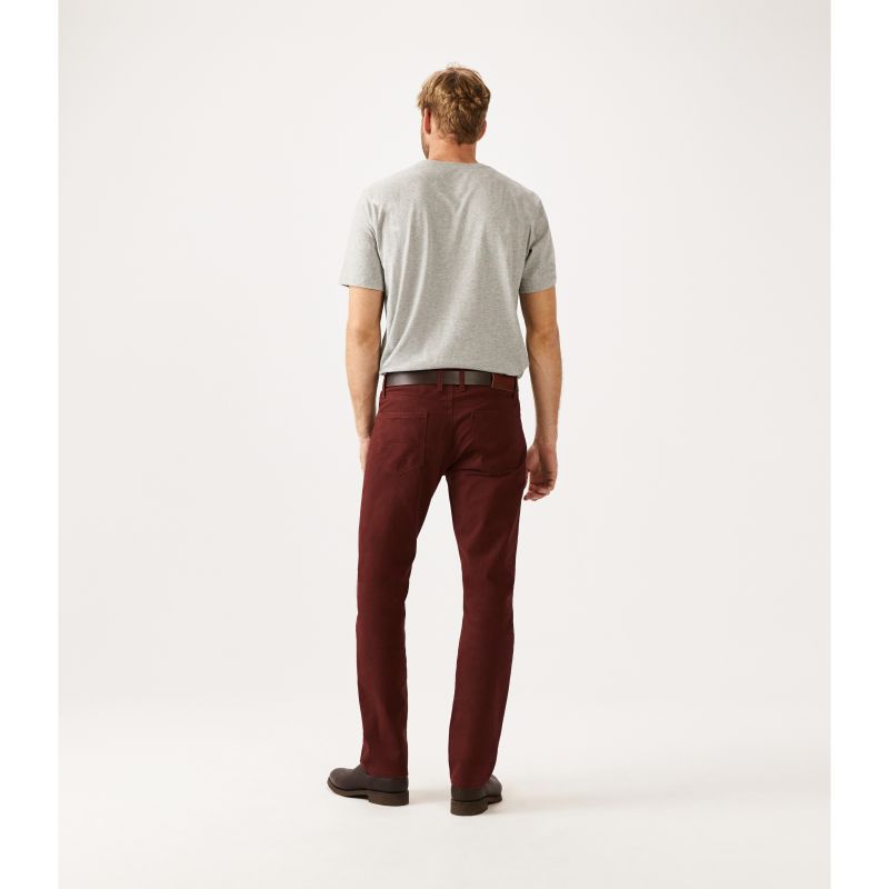 R.M.Williams Ramco Drill Mens Jeans - Maroon