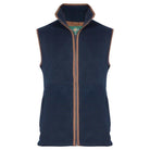 Alan Paine Aylsham Gents Fleece Waistcoat - Dark Navy - William Powell