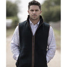 Alan Paine Aylsham Gents Fleece Waistcoat - Dark Navy - William Powell