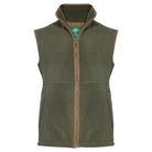 Alan Paine Aylsham Gents Fleece Waistcoat - Green - William Powell