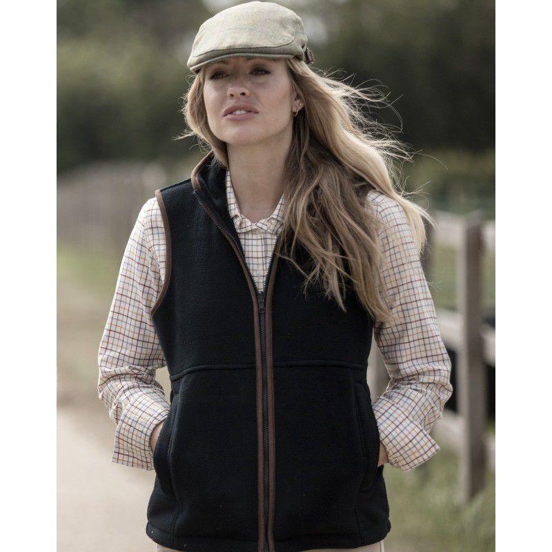 Alan Paine Aylsham Ladies Fleece Waistcoat - Dark Navy - William Powell