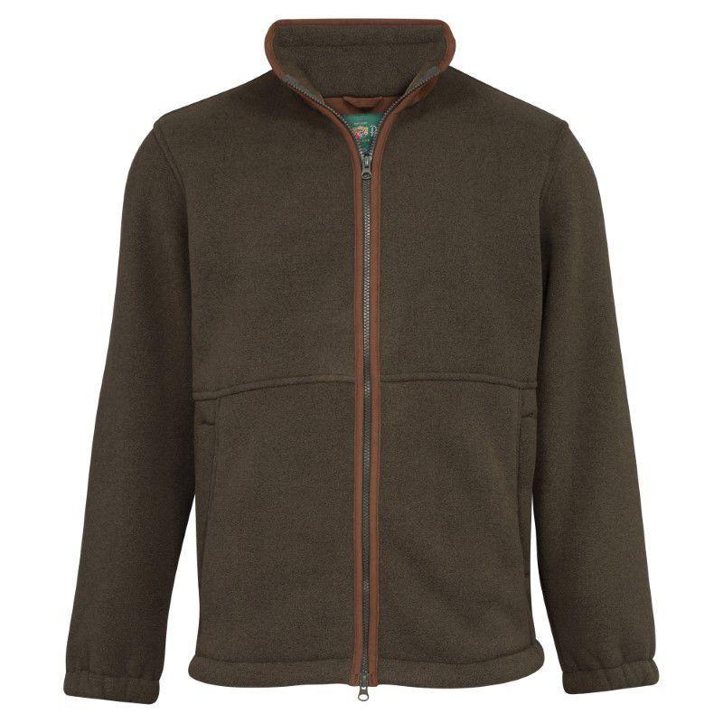 Alan Paine Aylsham Men's Windblock Fleece - Green - William Powell