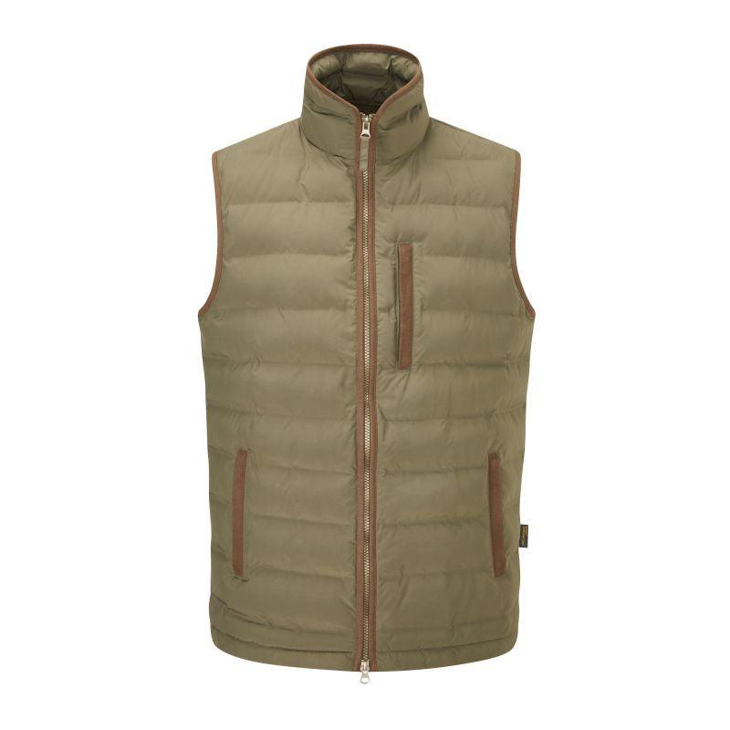 Alan Paine Calsall Mens Lightweight Insulated Gilet - Olive - William Powell