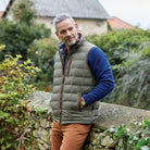 Alan Paine Calsall Mens Lightweight Insulated Gilet - Olive - William Powell