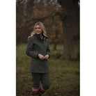 Alan Paine Combrook Ladies Tweed Field Coat - Spruce - William Powell