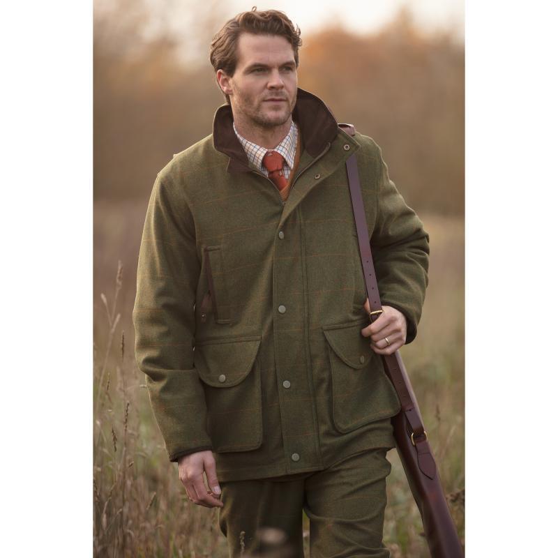 Alan Paine Combrook Mens Field Coat - Maple - William Powell