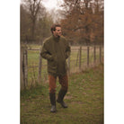 Alan Paine Combrook Mens Field Coat - Maple - William Powell