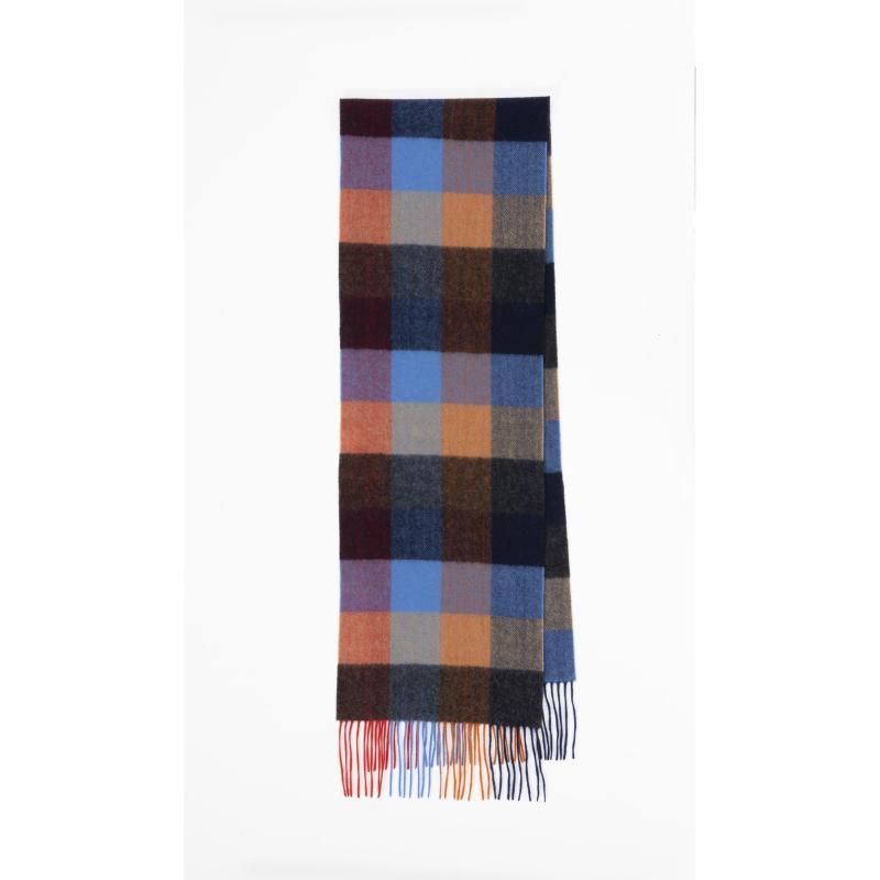 Alan Paine Elmton Lambswool Scarf (30 x 200cm) - Amber - William Powell