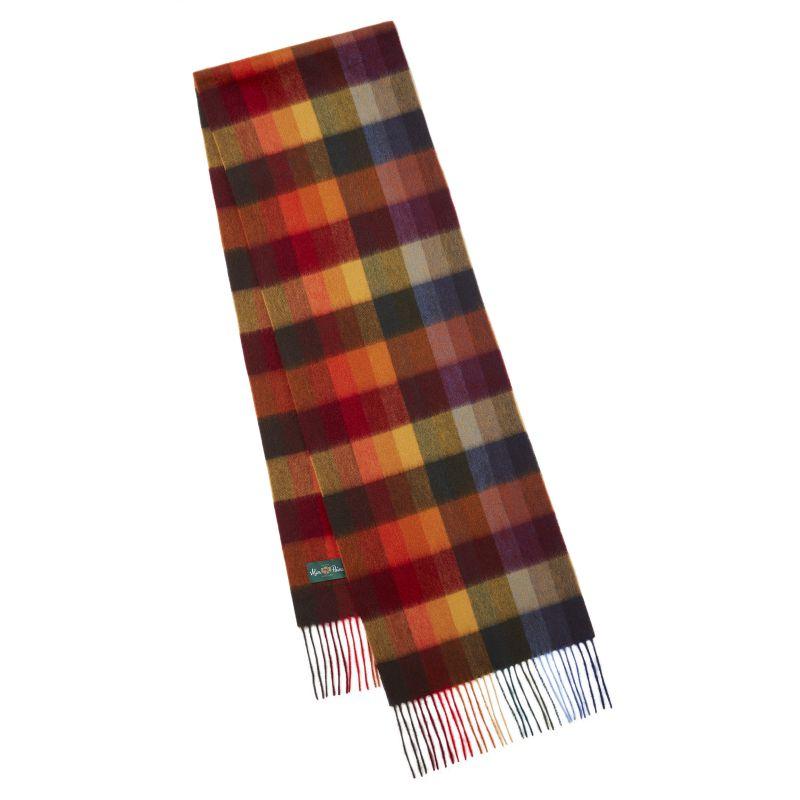 Alan Paine Fritham Lambswool Scarf (30 x 200cm) - Rust - William Powell