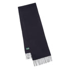 Alan Paine Hedley Lambswool Scarf (30 x 200cm) - Navy - William Powell