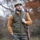 Alan Paine Kexby Mens Gilet - Olive - William Powell