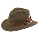 Alan Paine Richmond Felt Hat - Olive - William Powell