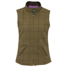 Alan Paine Rutland Ladies Tweed Gilet - Lichen - William Powell