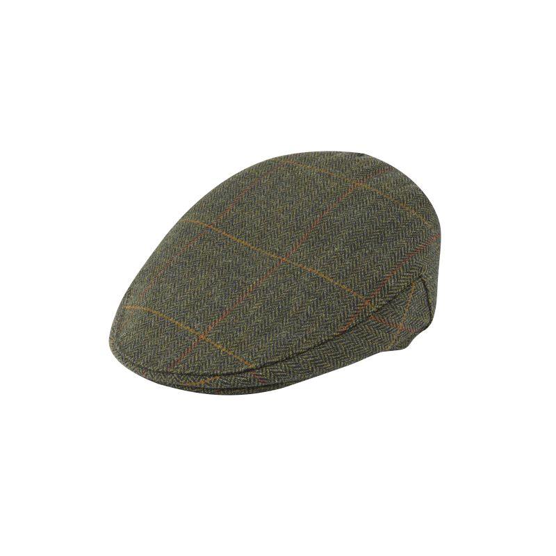 Alan Paine Rutland Mens Tweed Cap - Seaweed - William Powell