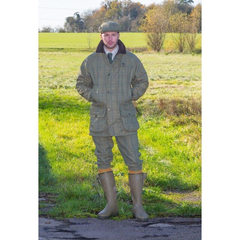 Alan Paine Rutland Tweed Shooting Coat - Dark Moss - William Powell