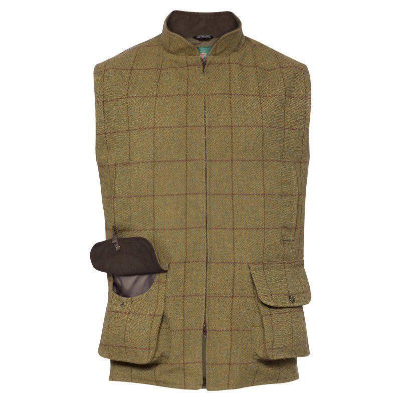 Alan Paine Rutland Tweed Waistcoat - Lichen - William Powell