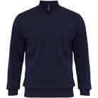 Alan Paine Wilshaw 1/4 Zip Windblock Jumper - Navy - William Powell