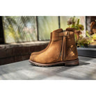 Ariat Abbey Waterproof Ladies Tassel Ankle Boot - Chestnut - William Powell